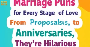 Marriage Puns