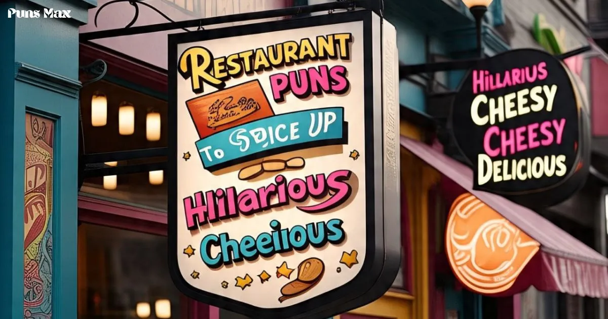 restaurant puns